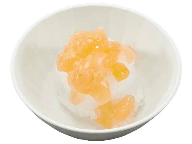 ちょこっと 白桃かき氷