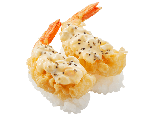 えび天にぎり～たっぷりたまごのタルタルソース～