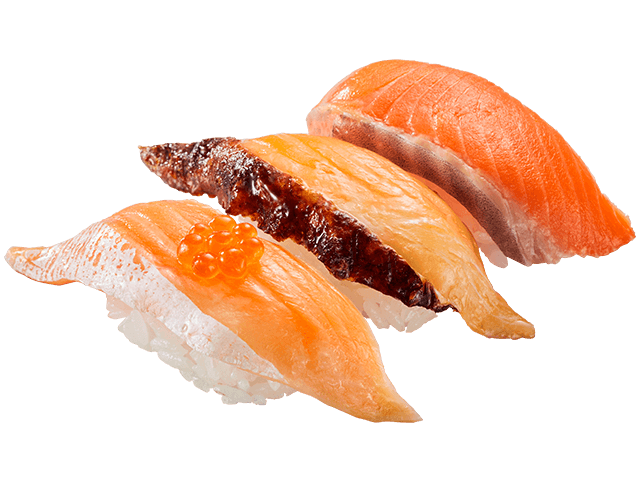 ３種のサーモン食べ比べ