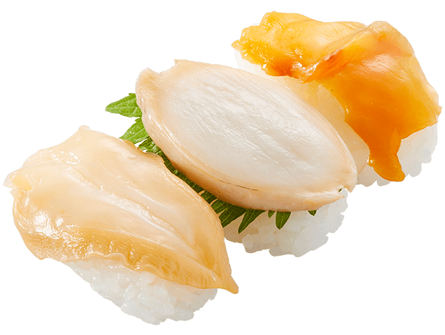 ３種の貝食べ比べ