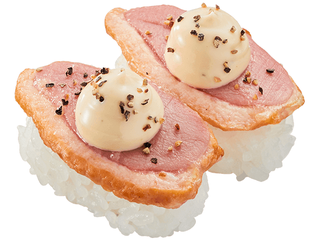 合鴨ロースのトリュフマヨのせ