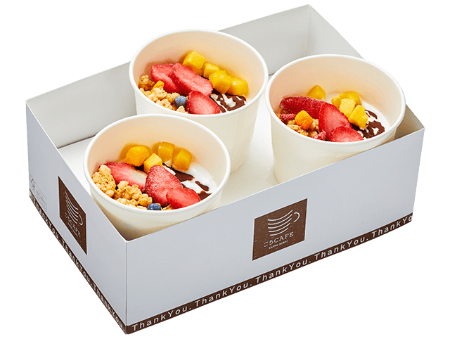 お持ち帰り用ヨーグルトアイスボウルBOX ３個入り