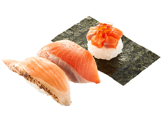 ３種のサーモン食べ比べ