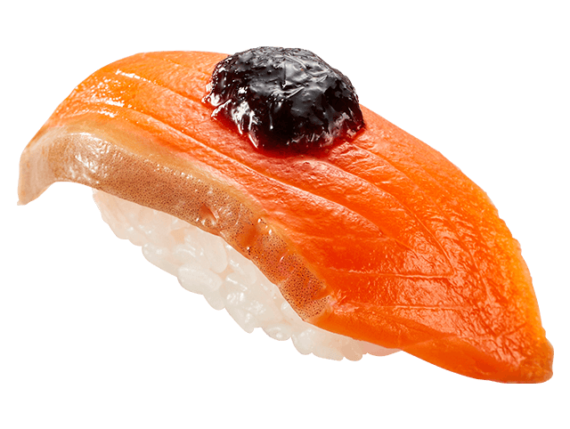 鮨　在 監修特製サーモン漬け～海苔佃煮添え～