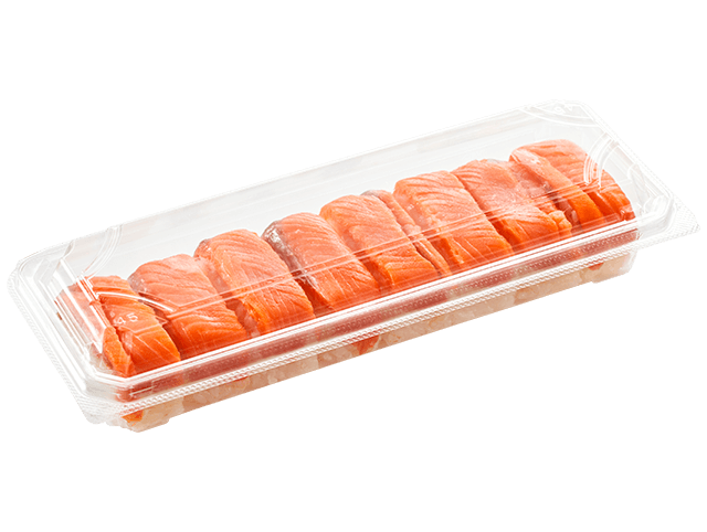 ふくい名水サーモンの特製押し寿司１本（８カット）