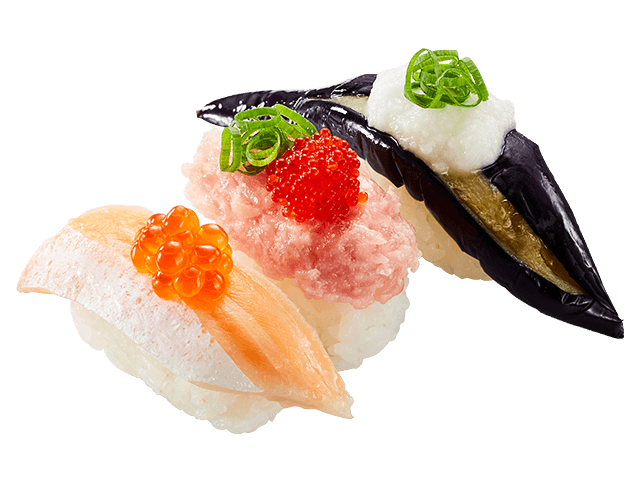 秋の彩り三種盛り