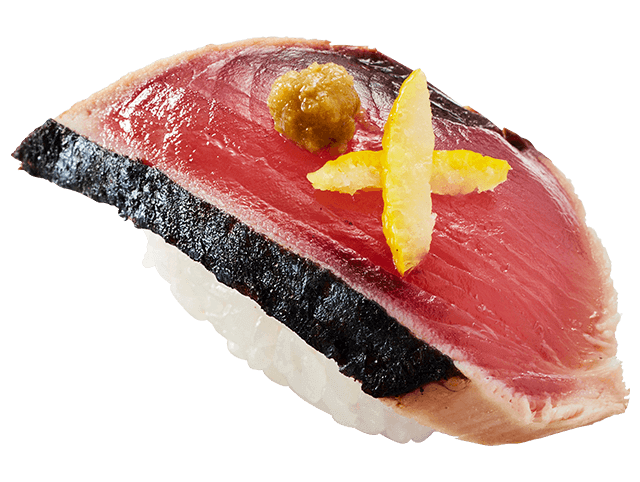 国産 炭焼きかつおたたき柚子胡椒仕立て