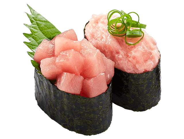特盛みなみ鮪中とろぶつ&ねぎとろ軍艦