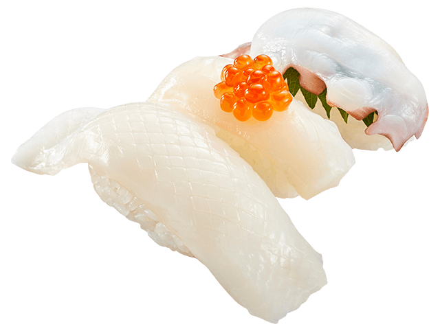 ３種のいかたこ食べ比べ