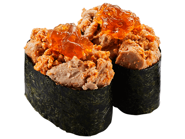 あん肝軍艦ポン酢ジュレのせ