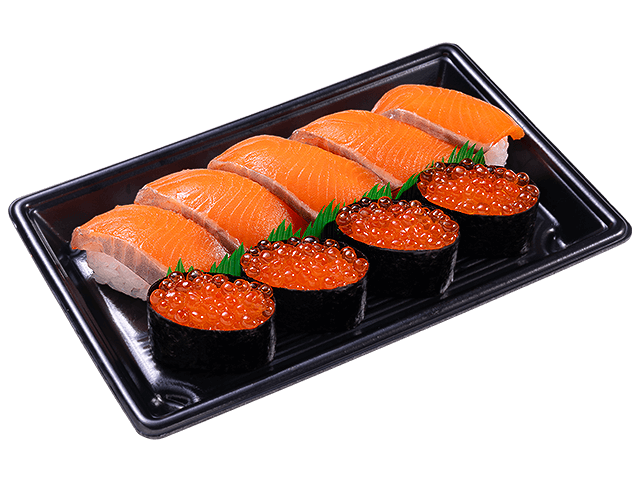 サーモン特盛いくら尽くしセット１人前