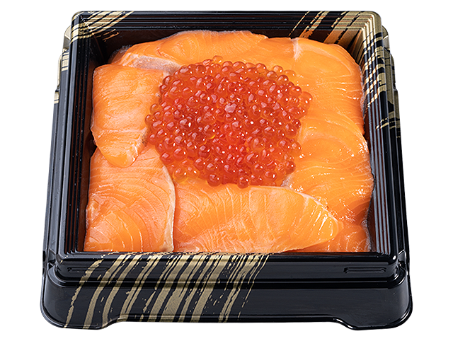 いくらサーモンちらし