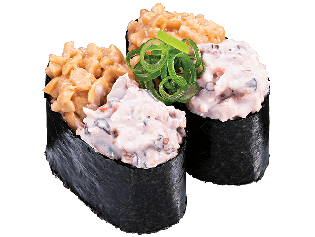 サラダ納豆軍艦