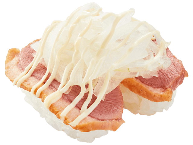 合鴨ロース オニオンマヨ
