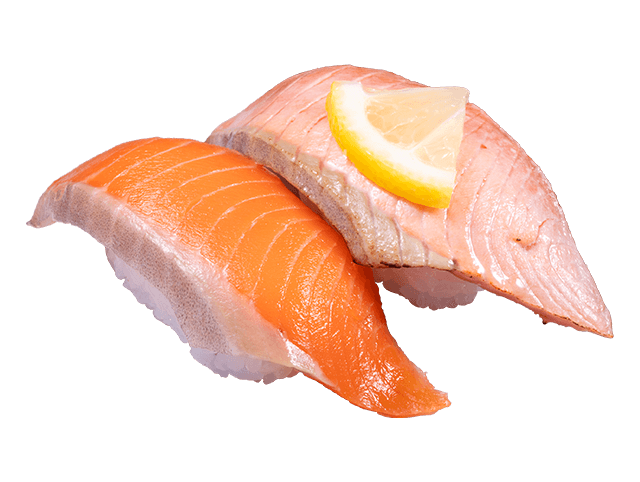 大切りサーモン食べ比べ