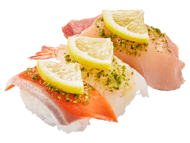 ３種のバジル塩レモン食べ比べ