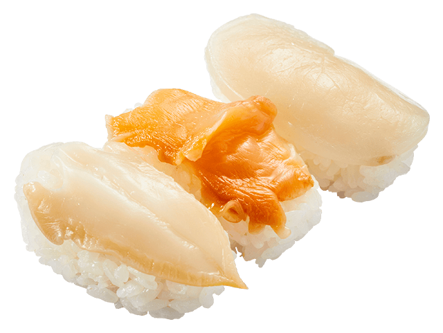 ３種の貝食べ比べ