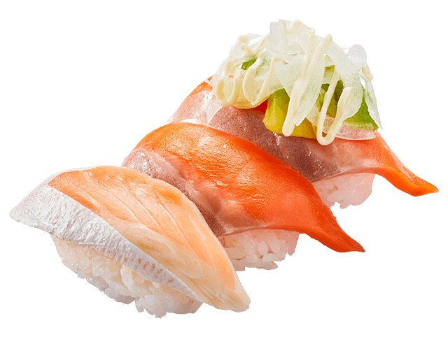 ３種のサーモン食べ比べ