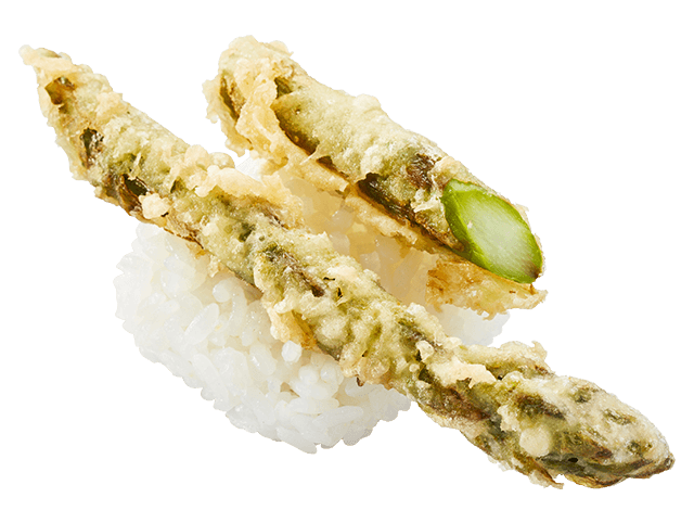 アスパラ天にぎり