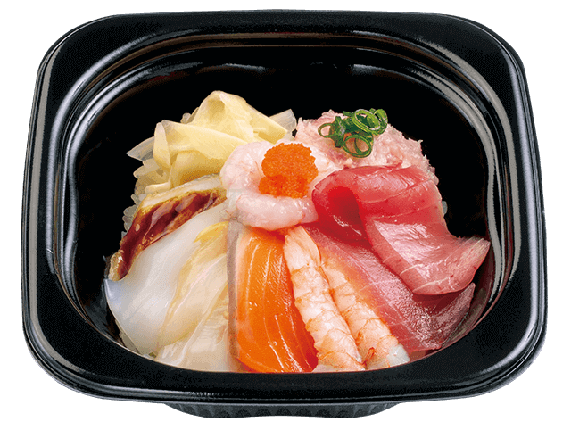 お持ち帰り用贅沢１０種の海鮮丼