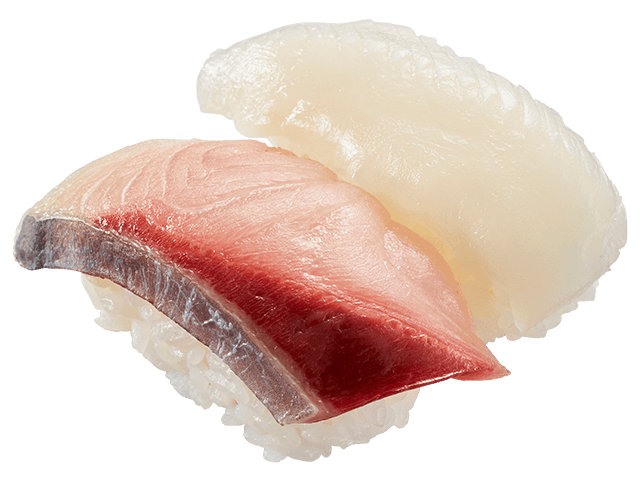 活〆はまち・いか二種盛り