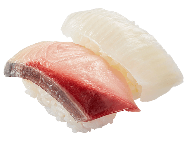 活〆はまち・えんがわ二種盛り