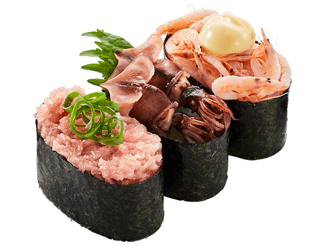 ３種の春ネタ軍艦三昧