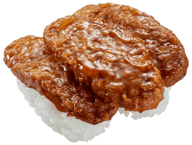 ５０％増量てりやきハンバーグ
